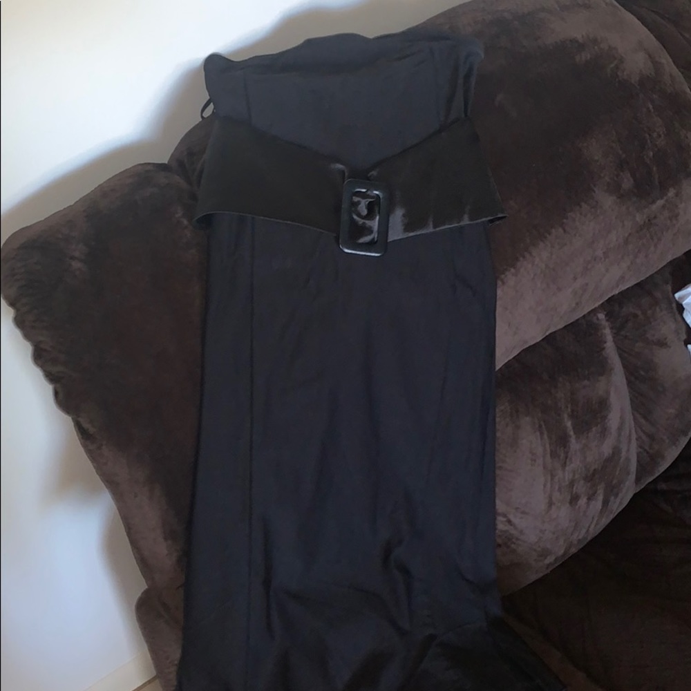 Strapless fitted dress